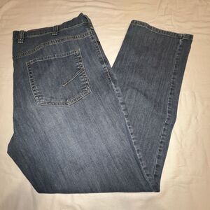 True Nation Jeans Mens 44x32 (Actual 42x30) Athletic Fit Blue Denim Stretch